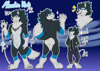 Mountain Husk reference sheet (Commission)